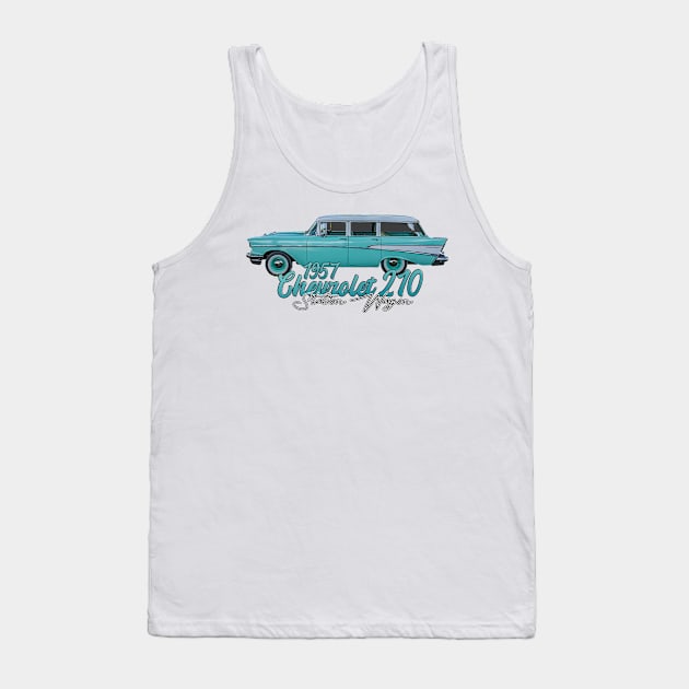 1957 Chevrolet 210 Station Wagon Tank Top by Gestalt Imagery